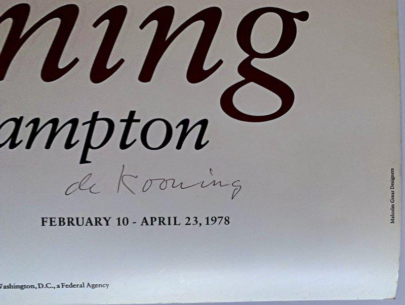 view:49417 - Willem de Kooning, de Kooning in East Hampton (Hand Signed by de Kooning) - 