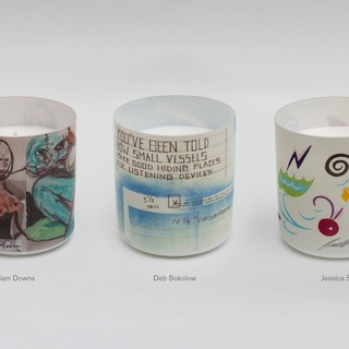William Downs, Artadia Awardee Designed Candle Set