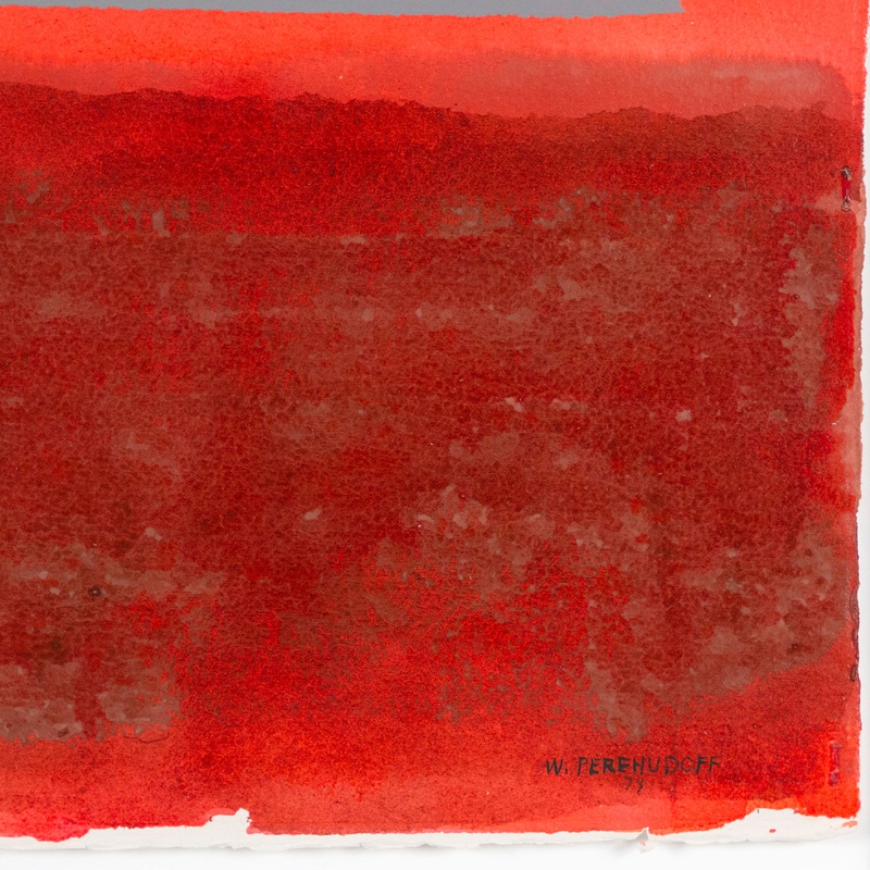 view:76423 - William Perehudoff, Colour Field Study Red - 