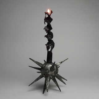 Wretched, Mace Ball Candle Holder (Aged Black)