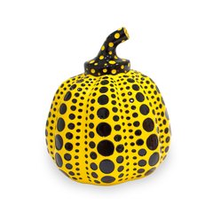 Yayoi Kusama Naoshima Pumpkin White & Black W/BOX F/S FEDEX