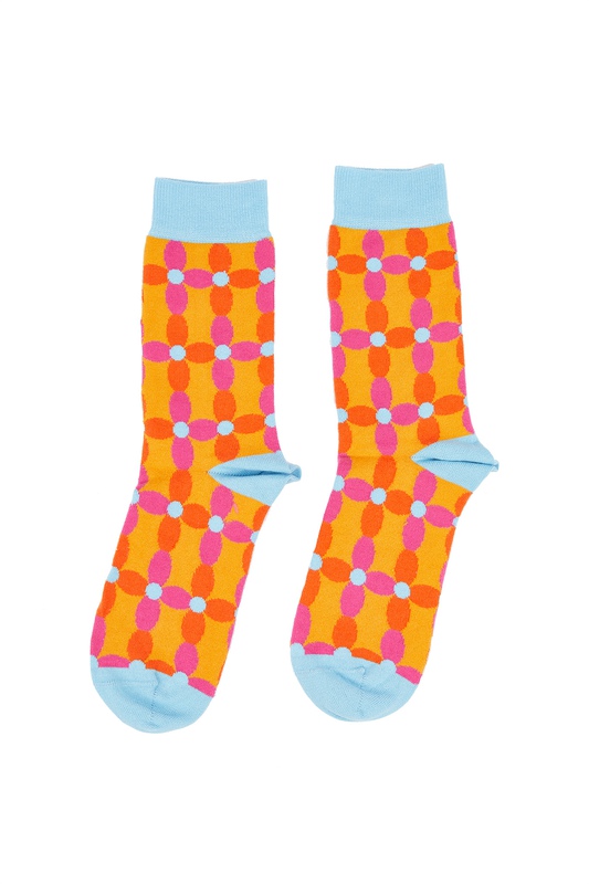 view:81150 - Yinka Ilori, Set Of Three Coloured Socks - 