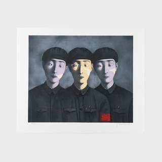 Zhang Xiaogang, Three Comrades, 2006 (from Bloodline portfolio)