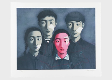 Zhang Xiaogang - Big Family No.2 (from Bloodline Portfolio) For Sale ...