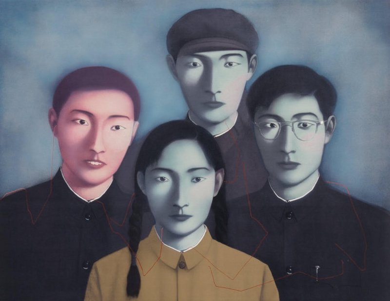Zhang Xiaogang, Big Family No. 1 (from Bloodline Series), 2006