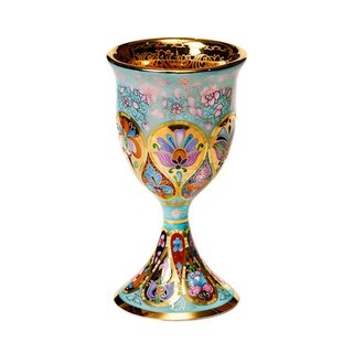 Fabergé Painted Kiddush Cup (Wine Goblet) art for sale