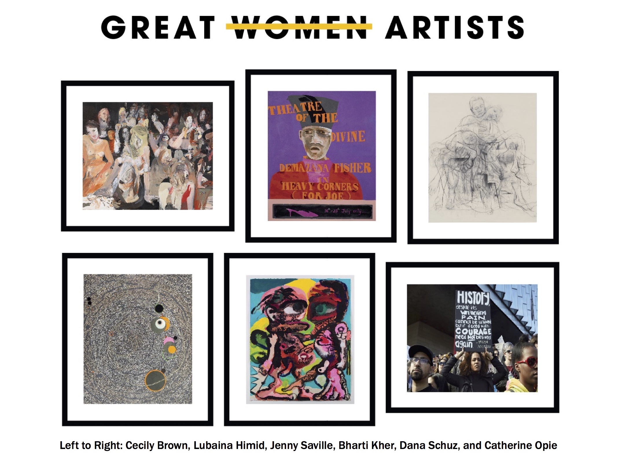 Great Women Artists Charitable Portfolio of Prints