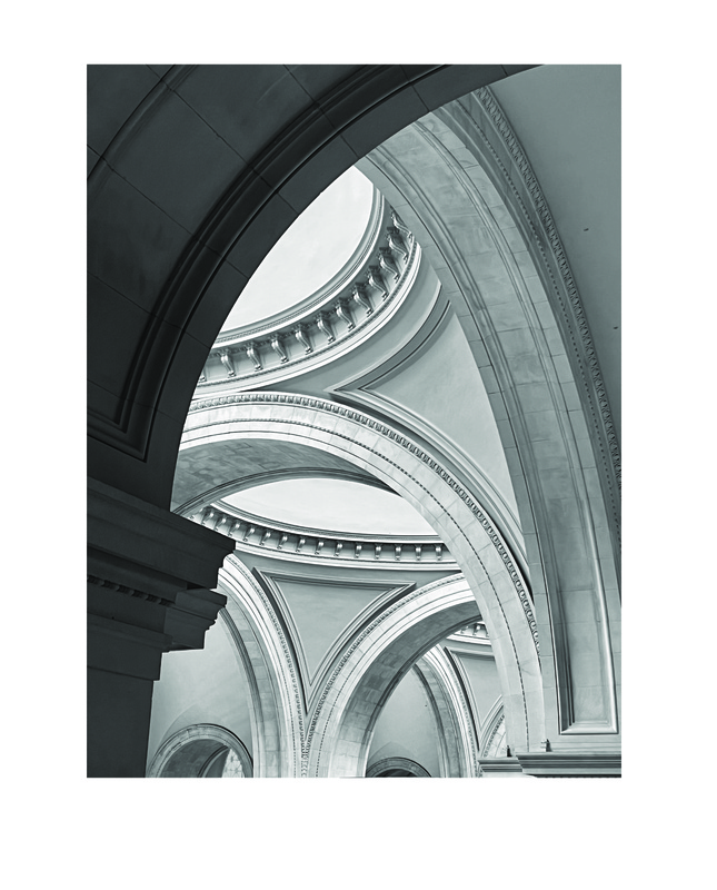 picture of the exhibition location The Met Dye-sub photo on foamcore in frame designed with Dan Sokol & 3D-printed in black bioplastic (polylactic acid) 12" x 10" 2025. retail price:$125