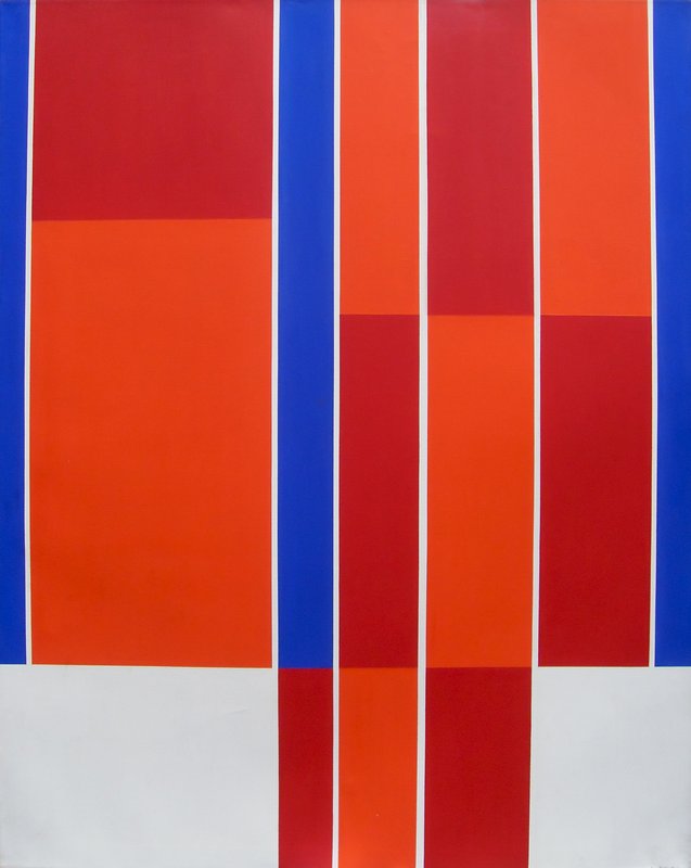 picture of the exhibition location Red, Blue, White Rectangles, 1973