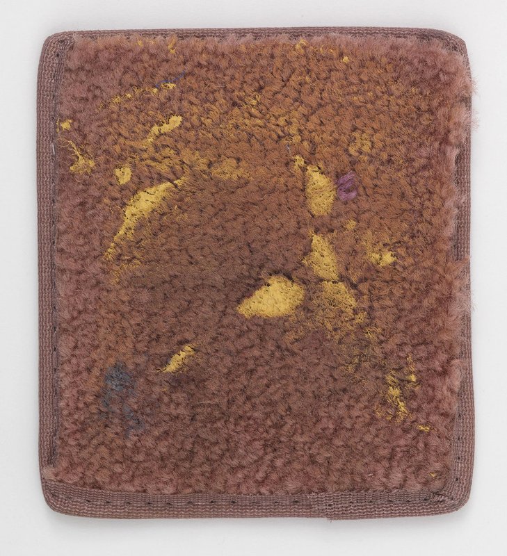picture of the exhibition location Untitled, 2007 (acrylic on carpet sample)