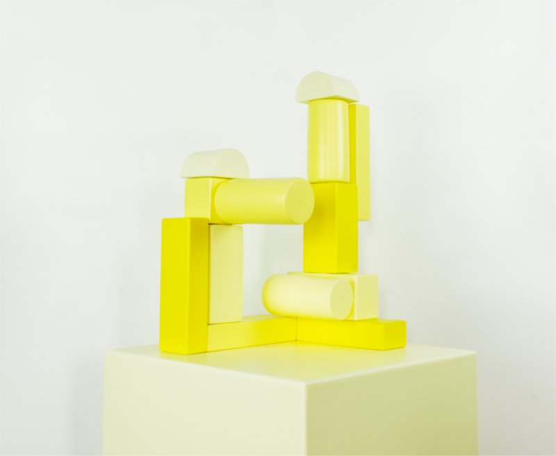 picture of the exhibition location Building Block - Yellow