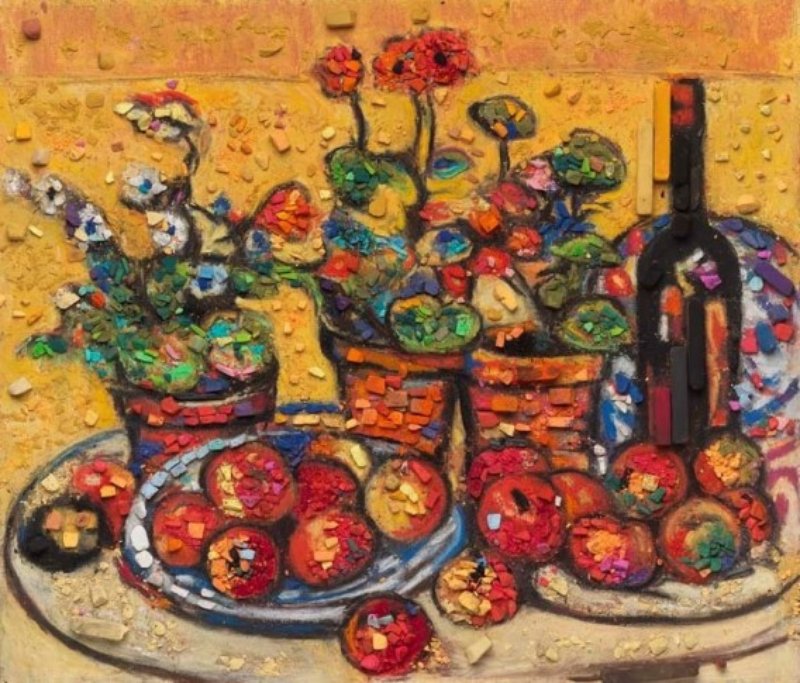 picture of the exhibition location Metachrome (Fruit and Flowers, after Maurice Prendergast)