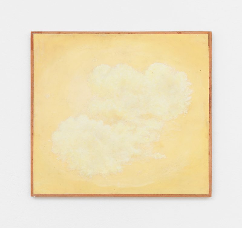 picture of the exhibition location Nube 5, 2015 oil and encaustic on MDF 28 x 30.5 cm (11" x 12")