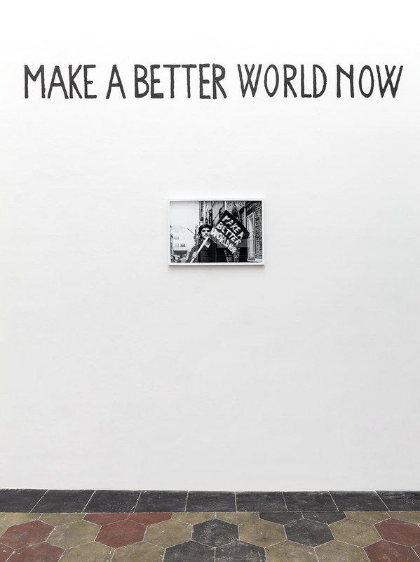 picture of the exhibition location Make a better world now, 1977
