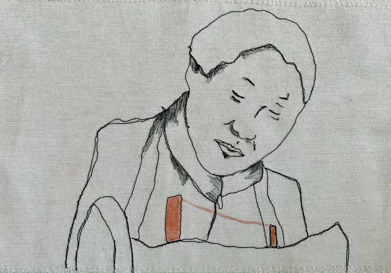 show image - Lady Sewing