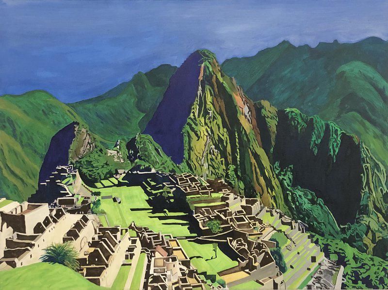 picture of the exhibition location Machu Piccu, Holy Mountain Series