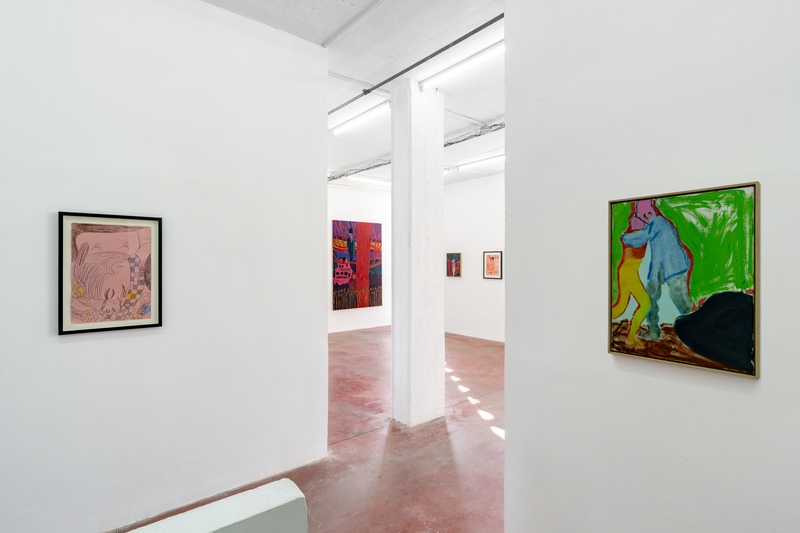 exhibition - Untitled: Tal R, Daniel Richter