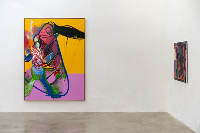 exhibition - Untitled: Tal R, Daniel Richter