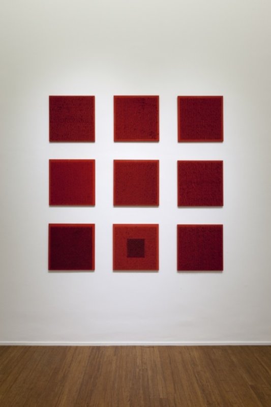 exhibition - BERNARD AUBERTIN PICTORIAL SITUATION OF RED