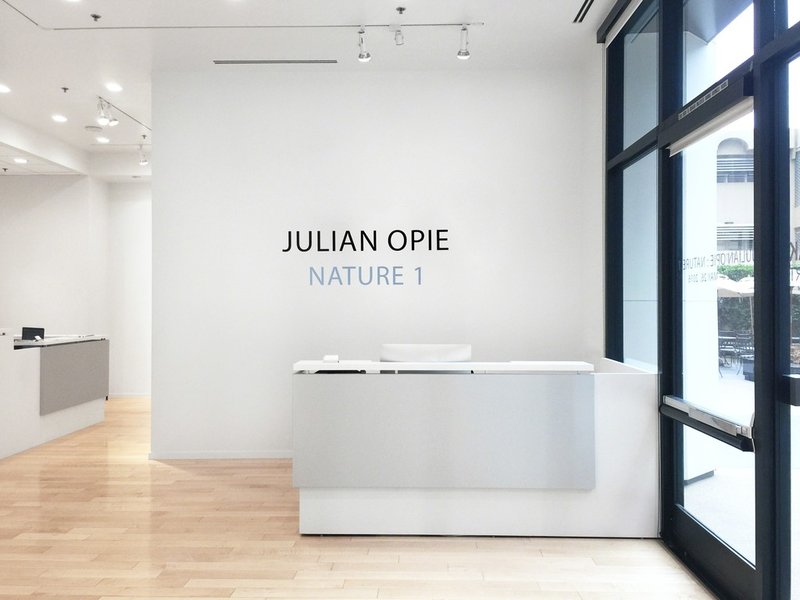 exhibition - Julian Opie: Nature 1