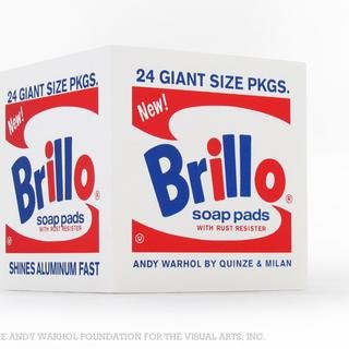After Andy Warhol, Brillo Box POUF White