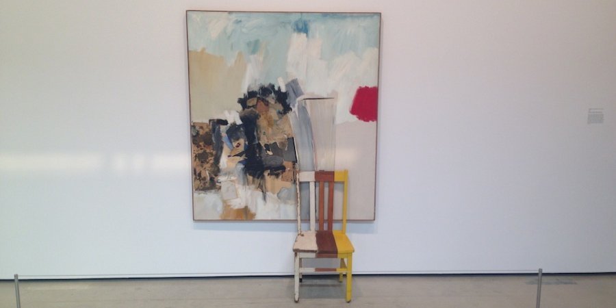 Robert Rauschenberg's <em>Pilgrim</em> from 1960 is one of the highlights of the Hauser & Wirth show