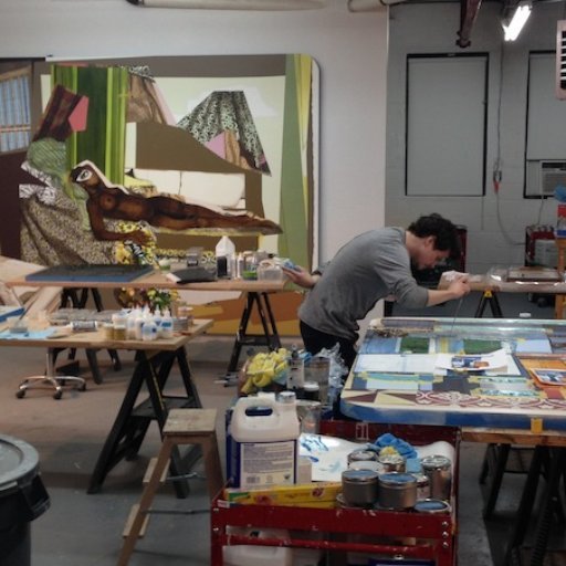 See Photos From Mickalene Thomas's Studio & More