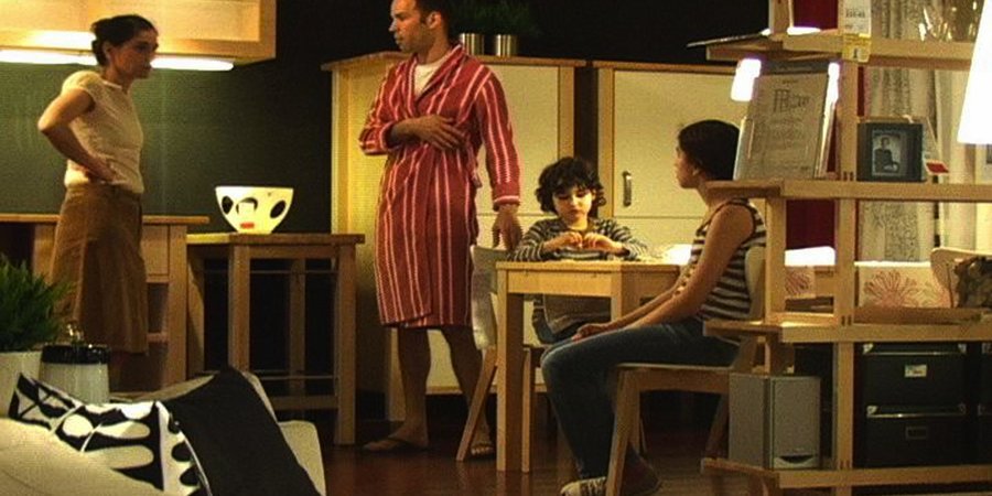 In 'Stealing Beauty,' Ben-Ner's family stages scenes in IKEA stores all over the world.
