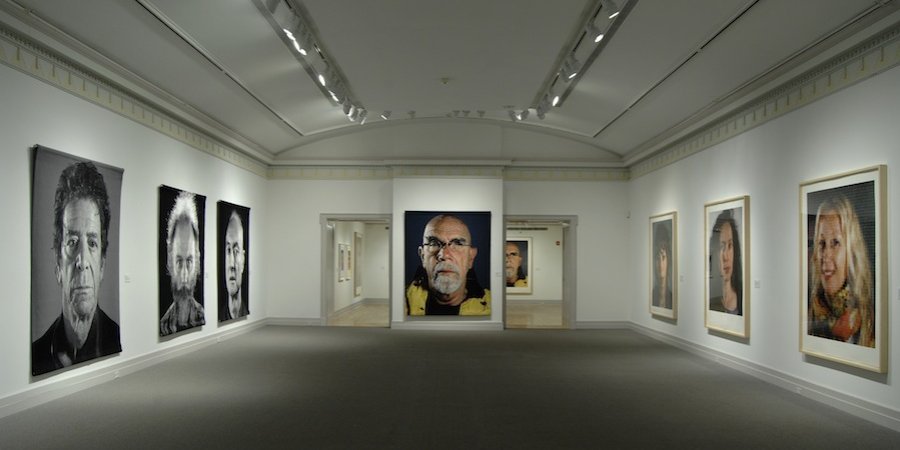The main gallery of Chuck Close's new show at Guild Hall (All photos courtesy Guild Hall/Gary Mamay)