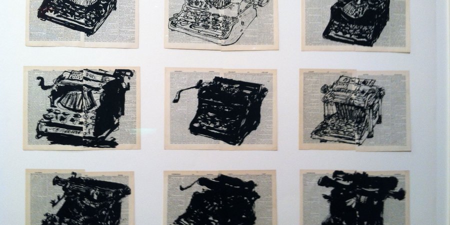 "Universal Archive (Nine Typewriters)," 2012
