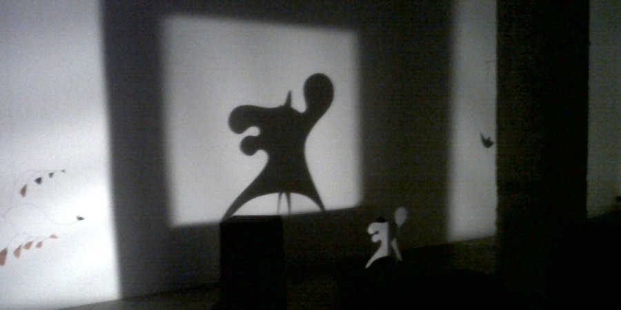 Alexander Calder shadows at Venus Over Manhattan