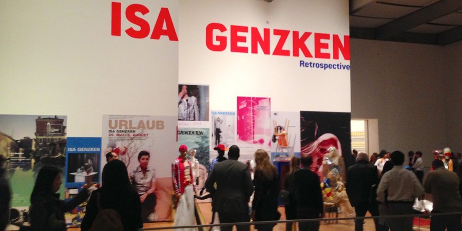 The opening of Isa Genaken's new survey at the Museum of Modern Art