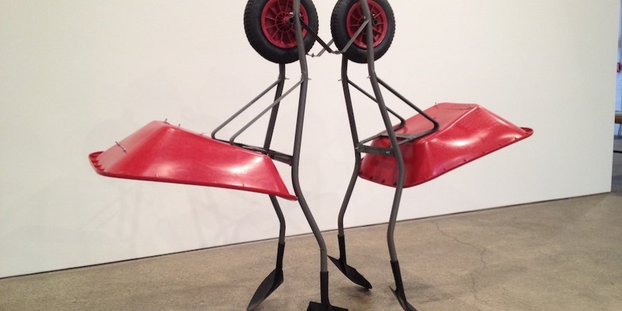 Marepe's whimsical found-object assemblages at Anton Kern.