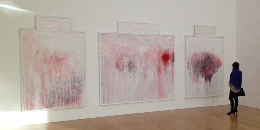 The Cy Twombly galleries at the Menil