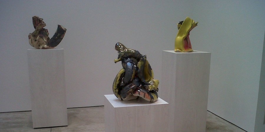 Lynda Benglis sculptures at Cheim & Read