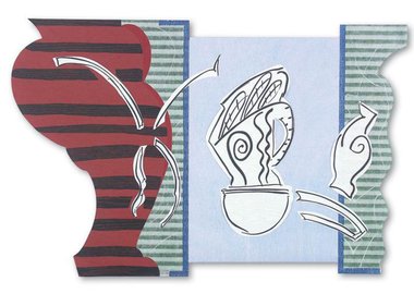 work by Betty Woodman - Balustrade 05-7 #:2211