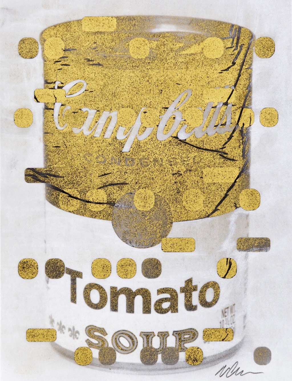 It's All Derivative: Campbells Soup in Gold, 2012 is available on Artspace