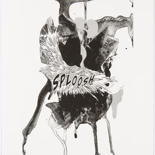 Sploosh (black and white) art for sale