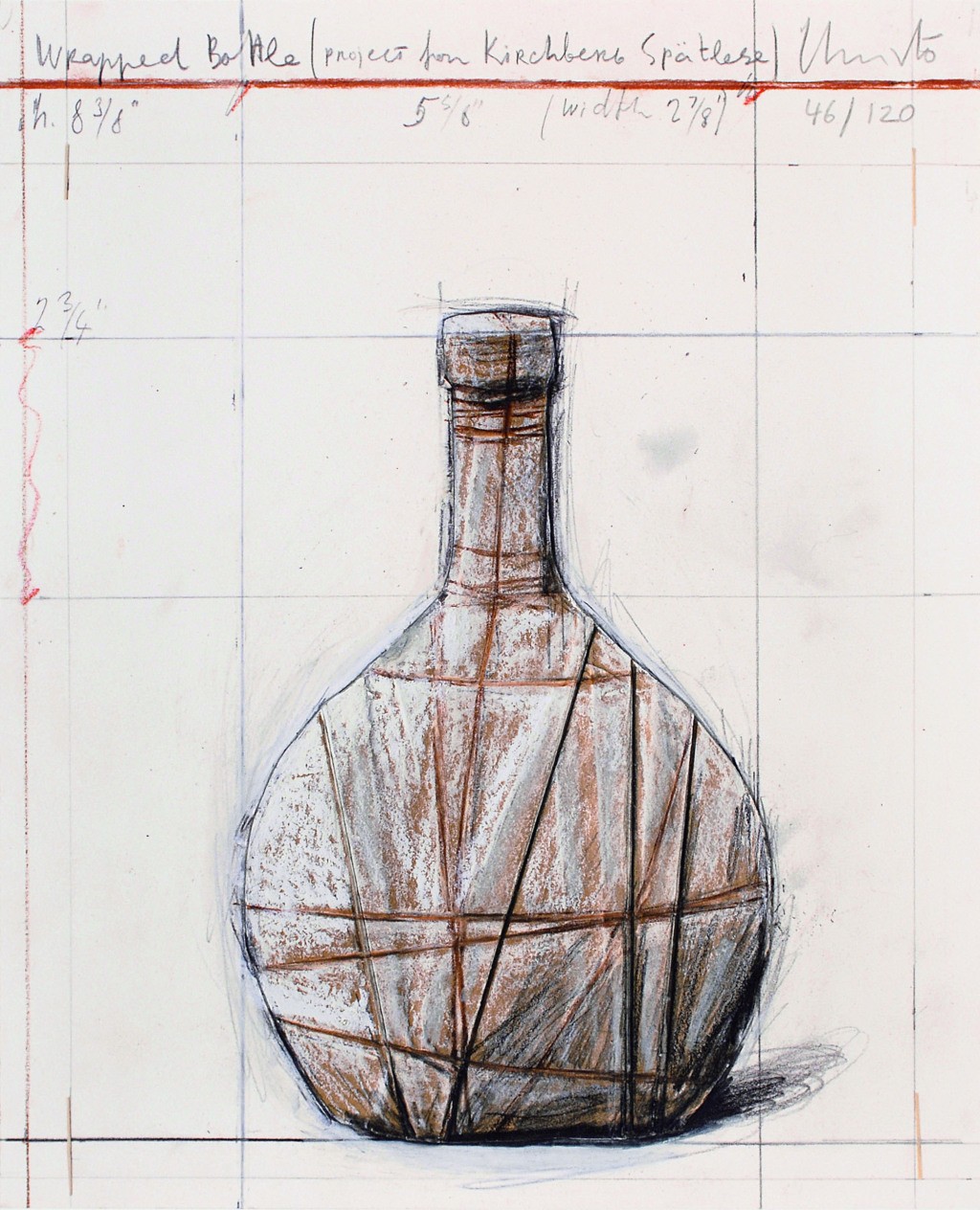 Геометрический рисунок бутылка