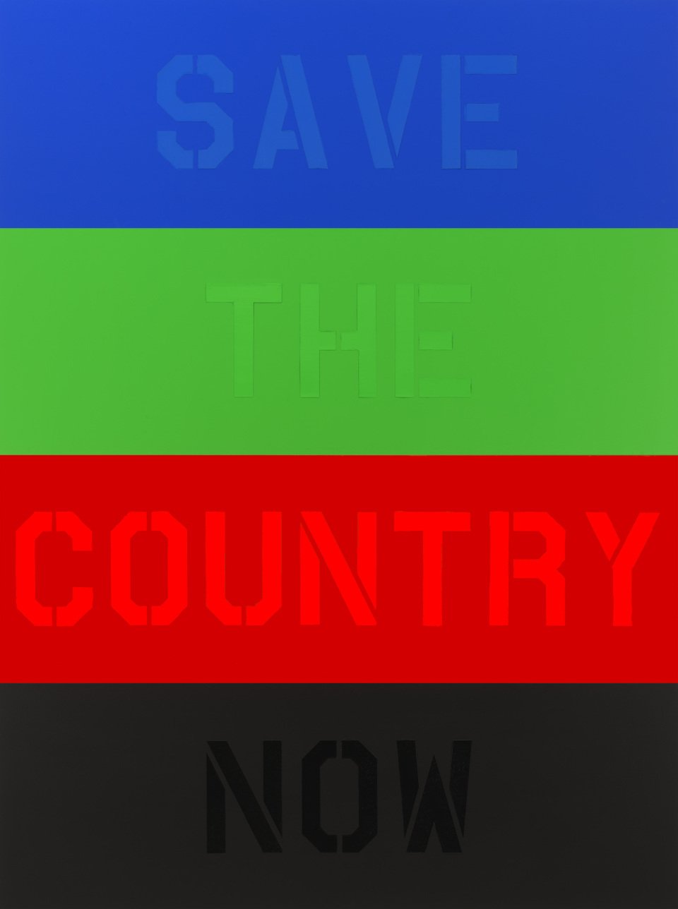 Deborah Kass - Save The Country Now, Print