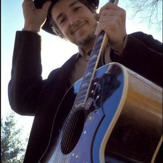 Bob Dylan, at his Byrdcliffe home, Nashville Skyline album cover, Woodstock, NY, 1969.  art for sale