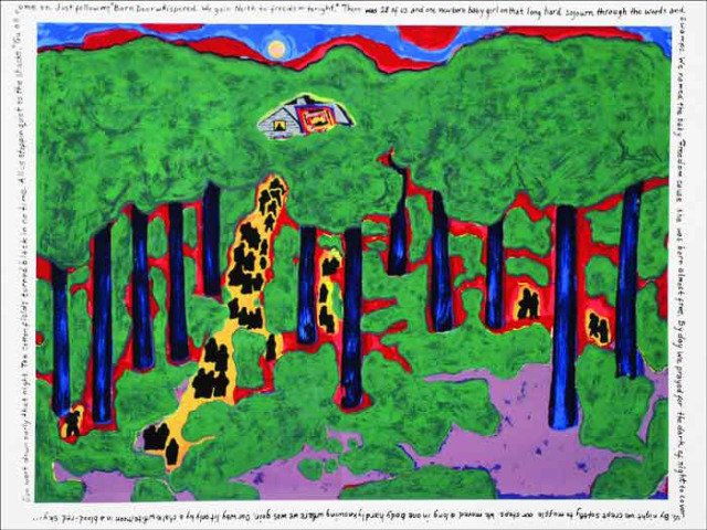 Faith Ringgold, Coming to Jones Road Under a Blood Red Sky #5 (2004) is available on Artsp