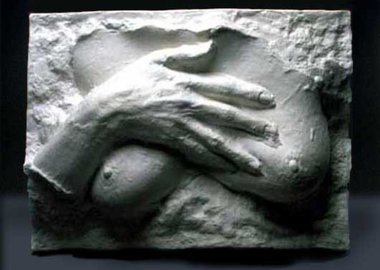 work by George Segal - Hand on Breast #:2145