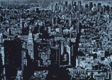 work by Hong Seon Jang  - Labyrinth #:2383