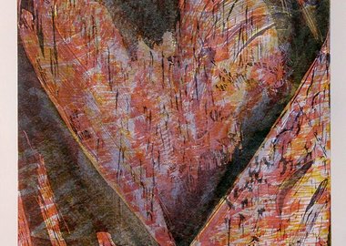 Jim Dine - The Black and Red Heart for Sale