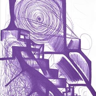 Joanne Greenbaum, Untitled (purple)