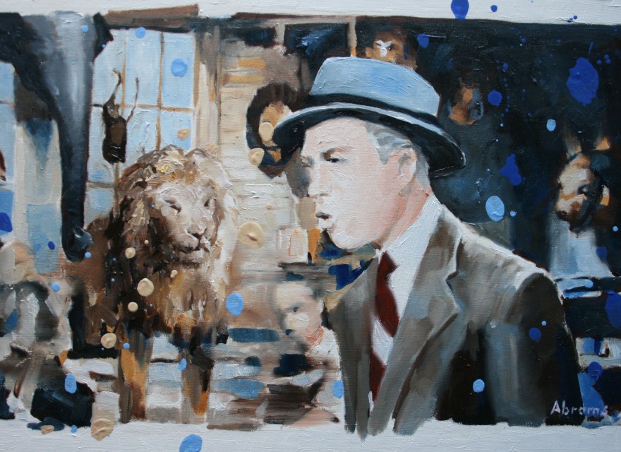 John Abrams - The Man Who Knew Too Much, Painting