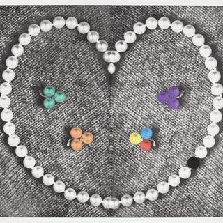 John Baldessari, Heart (with Pearls)