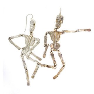 Judith Hudson, Skeleton Earrings