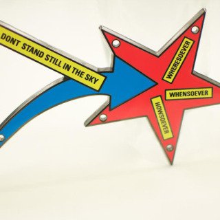 Lawrence Weiner, STARS DONT STAND STILL IN THE SKY